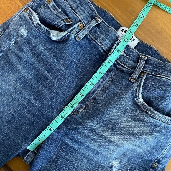AGOLDE Sophie High Rise Distressed Skinny Crop - Picture 10 of 11